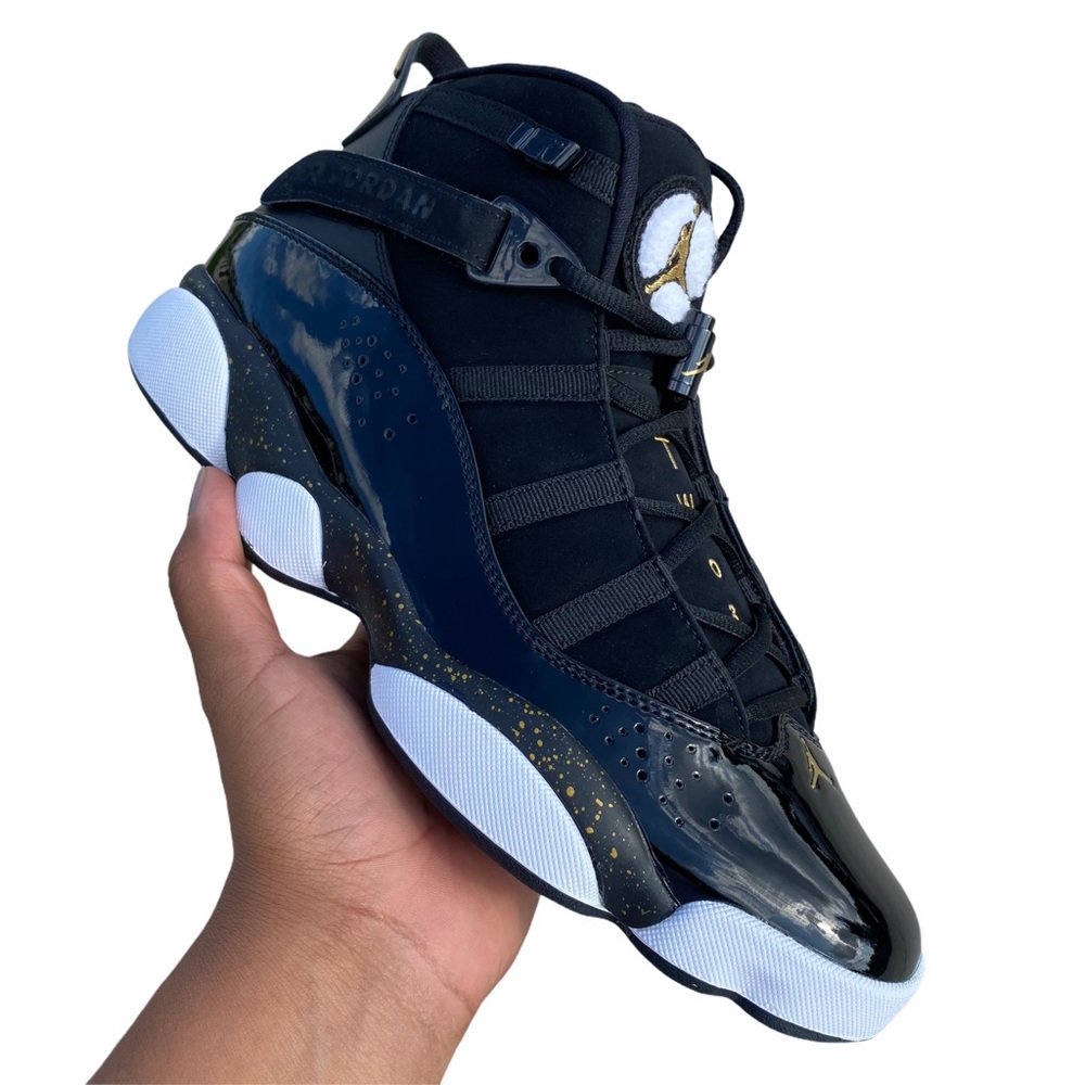 Air Jordan 6 Rings 'Black Metallic Gold'